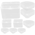 thumbnail image 2 of 9pcs Transparent Makeup Sponge Box Portable Cosmetic Egg Holder Versatile Plastic Box for Powder Puff, 2 of 8