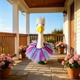 thumbnail image 5 of Tuvgenk Porch Goose Outfits 23" Spring Clothes for Porch Goose Set 2 Pack Dress Nylon,Spandex Outdoor Decor for Garden, 5 of 5
