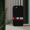 thumbnail image 4 of DistinctInk Tough Case for Apple iPhone 15 PLUS (6.7" Screen), Compatible with MagSafe Charging - I Heart My Job - I'm A Doctor, 4 of 6