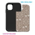 thumbnail image 2 of DistinctInk Custom SKIN / DECAL compatible with OtterBox Defender for iPhone 11 Pro (5.8" Screen) - Tan White Floral, 2 of 5