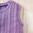 thumbnail image 4 of Zshosam Girls Dress Girls Fall Dress Long Sleeve Casual Winter Midi Dresses Size 6 9 Months,(Purple 6-9 Months), 4 of 9