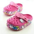 thumbnail image 3 of Zuecos Kawaii de Hello Kitty, Zapatillas de casa de verano, sandalias de playa de Anime Kt Cat, zapatos antideslizantes con agujeros impermeables para niñas, regalo para niños, 3 of 4