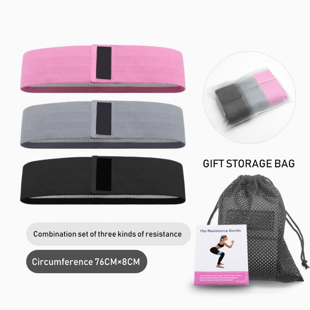Details about   Legs Butt Squat Hip Resistance Elastic Bands for Fitness Yoga stretching 3 Level 