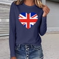 thumbnail image 2 of 250 Anniversary Usa Shirt Women Casual Fashion Loose Fit T Shirt Comfortable Soft Basic Tee For Everyday Wear, 2 of 4