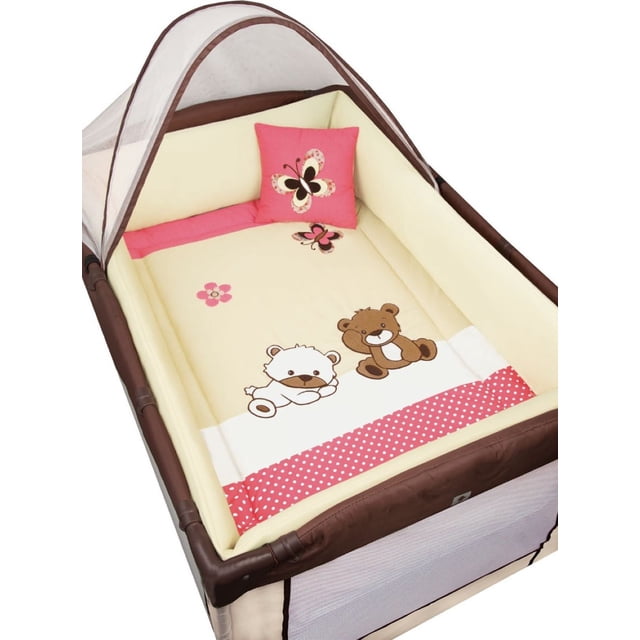 Set De Edredón Para Corral/Minicuna Baby Baby Ositos