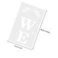 thumbnail image 2 of unbranded 6Ud Para Stencil De Bienvenida Para Porche Con Plantilla De Plástico Duradero, 2 of 8