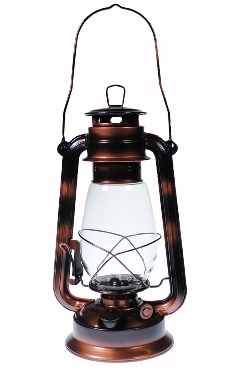 Hurricane Kerosene Oil Lantern Emergency Hanging Light Lamp Brass 12