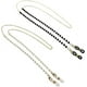 thumbnail image 1 of 2 Piezas Cadenas de Gafas Cadena de Mujer para Anteojos Cordón Cadena de Gafas Gafas de Sol Cadena de Gafas Cordón para el Cuello Diadema Cadena de Gafas Cordón JM, 1 of 5