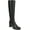 Black Leather, variant on Womens Valora Knee High Boots Stone Suede 9M