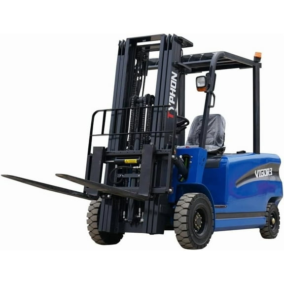 2025 TYPHON Vigor 3.0 Blue Electric Forklift 3 Ton Lifter Lift Truck Jitney Hi-Lo