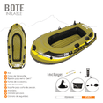 thumbnail image 2 of Bote Lancha Inflable Fishman 200 con Remos Fishman FS-BI-200-01, 2 of 5