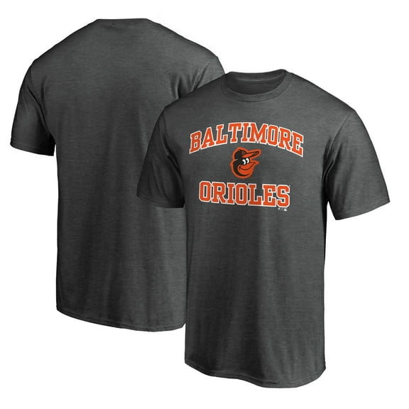Men's Charcoal Baltimore Orioles Heart and Soul T-Shirt