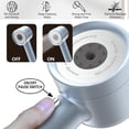 thumbnail image 2 of High Pressure Shower Head with Handheld, with Pause Switch 4 Spray Modes Water Saving Filter Showerhead, Showerhead Set with Hose, Bracket and Cotton Filter, Make Bathing Healthier (Blue), 2 of 7