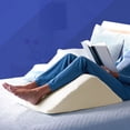 thumbnail image 2 of Back Support Systems The Angle Memory Foam Bed Wedge Pillow, Large Sherpa, 2 of 6