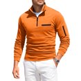 thumbnail image 2 of Men's Polo Shirts Casual Short Sleeve 2026 Button Stylish Summer T Shirt Color Block Golf Slim Fit Shirts with Collar, XL, 2 of 5