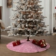thumbnail image 4 of Sikiie Glitter Pink Nativity Christmas Tree Skirt, Jesus Christian Winter Holiday Tree Mat Decoration(30-48IN)48", 4 of 6