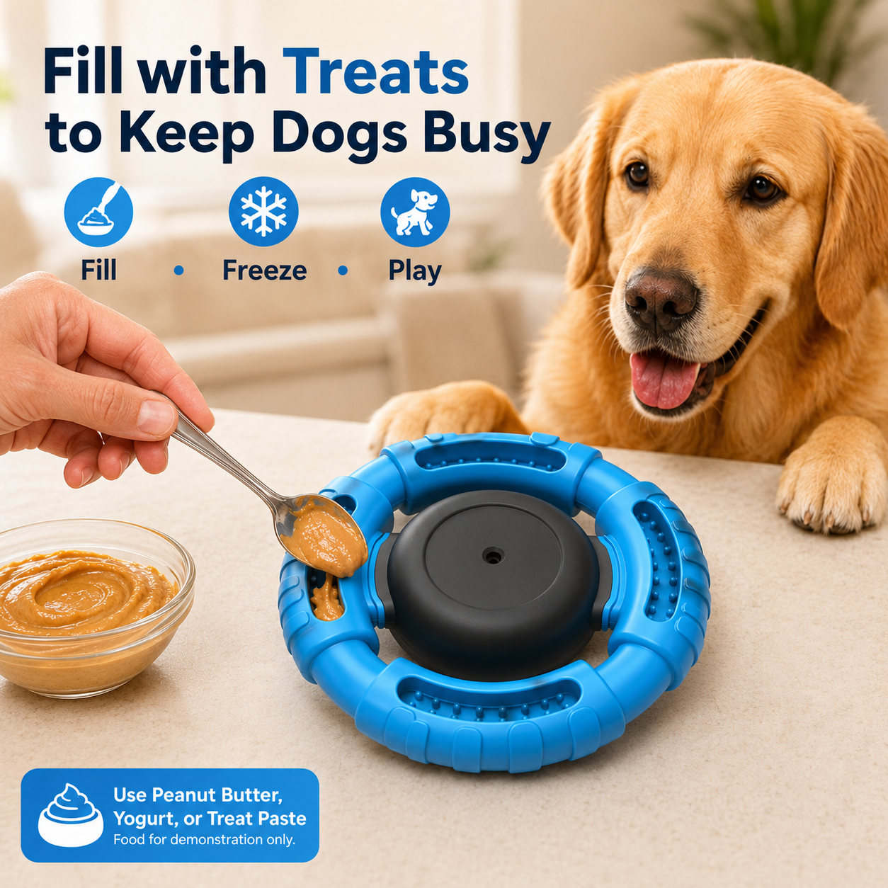 QDAN Durable Dog Chew Toy for Aggressive Chewers photo 6