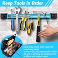 thumbnail image 3 of Magnetic Tool Holder Strip 8 Pack 18 Inch Heavy Duty Tool Magnet Bar for Garage Organization Space Saving Tool Organizer with Mounting Screws for Workshop Kitchen and Workbench, 3 of 7