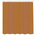 thumbnail image 2 of Ambesonne Abstract Shower Curtain, Paisley Inspired Vintage, 69"Wx84"L, Violet and Pale Orange, 2 of 4