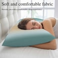 thumbnail image 5 of Teal Ombre Throw Pillow Covers, Modern Yellow Gradient Farmhouse Art Soft Breathable Pillow Cases with Invisible Zipper for Sleeping, Small Pillowcases for Couch Bed Sofa Chair 16x24 Inches, 5 of 9