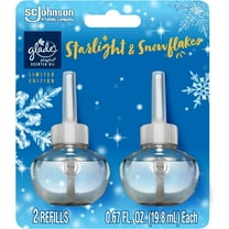 Glade PlugIns Refills Air Freshener, Starlight & Snowflakes, 1.34 Fl Oz, 2 Count