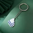 thumbnail image 2 of RSAMD National Flag National Map Keychain Stainless Steel Geographical Jewelry-Steel-Uruguay, 2 of 5