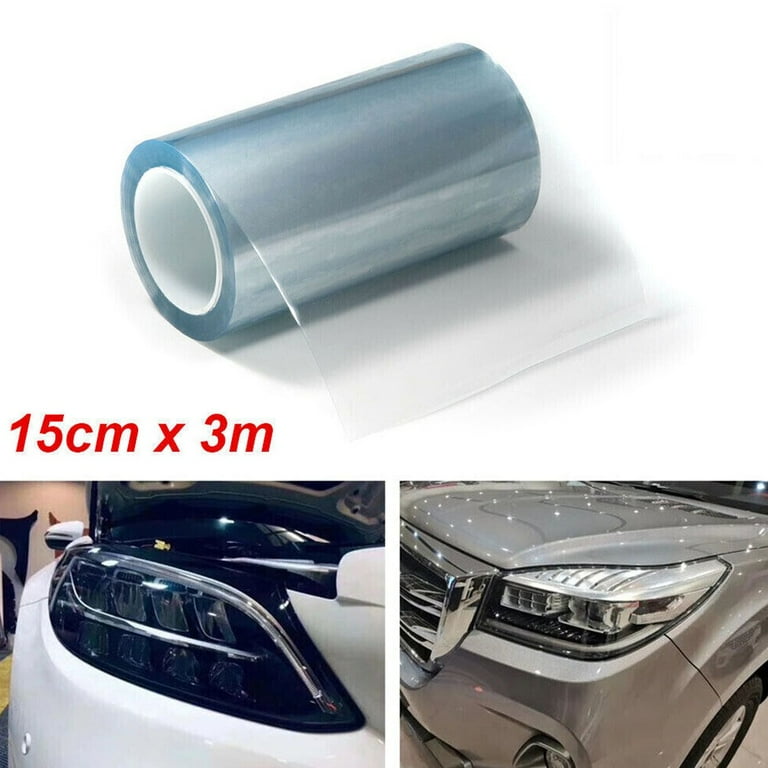 Clear Paint Protection Film Vinyl Wrap Self Adhesive for Car 300cm x 15cm