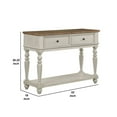 thumbnail image 5 of Katherine 52 Inch Console Sideboard Buffet White - Saltoro Sherpi, 5 of 5