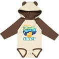 thumbnail image 3 of Inktastic Dream About Cheese Boys or Girls Long Sleeve Baby Bodysuit, 3 of 5