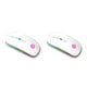 thumbnail image 3 of Seitruly Ratón inalámbrico para computadora USB 1600DPI Ratones ópticos ergonómicos recargables ajustables PC de escritorio portátil de Blanco 2Conjunto, 3 of 6