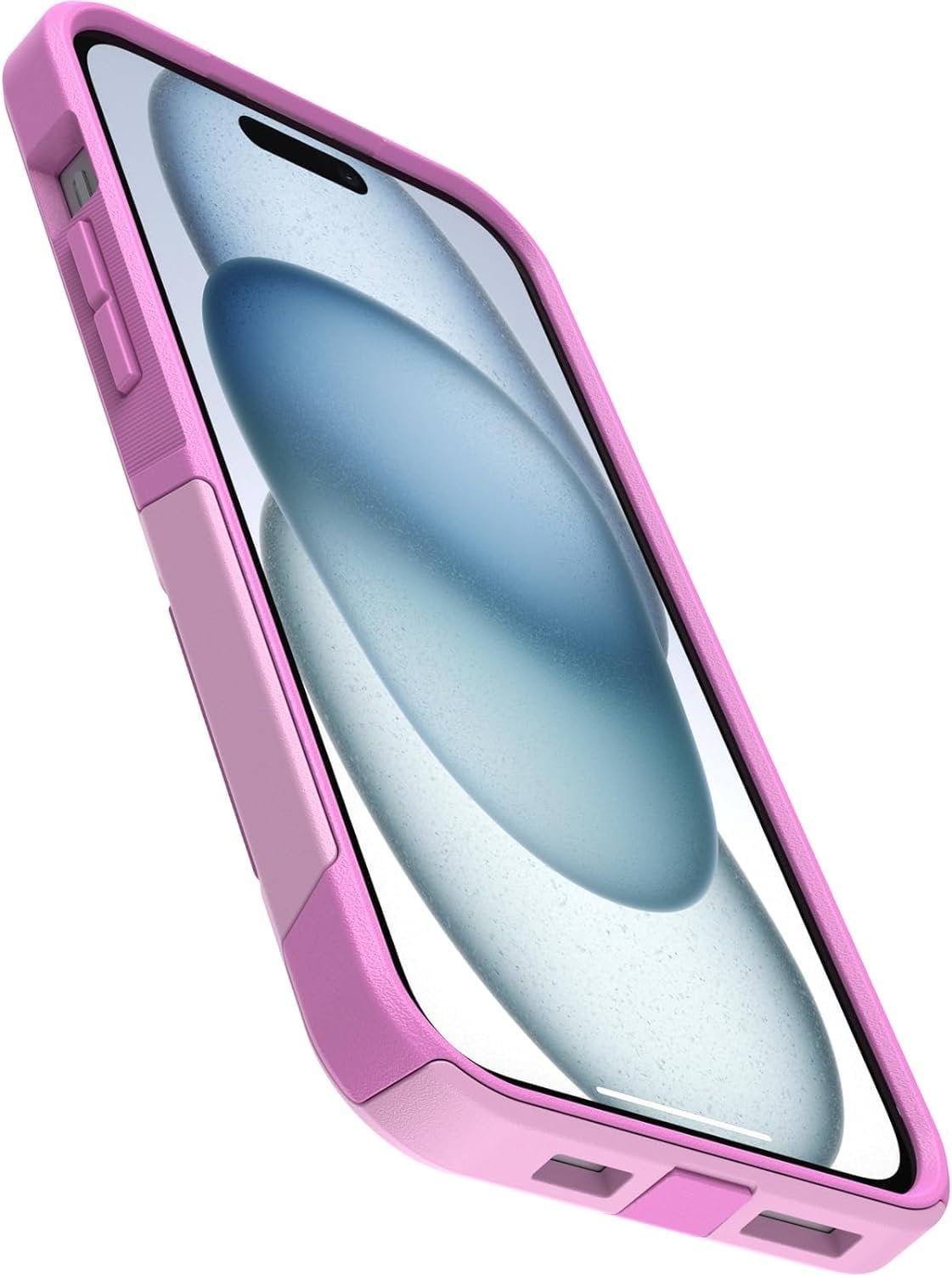 OtterBox Port Protection Slim Case for iPhone 15 Plus/14 Plus, Run Wildflower Pink