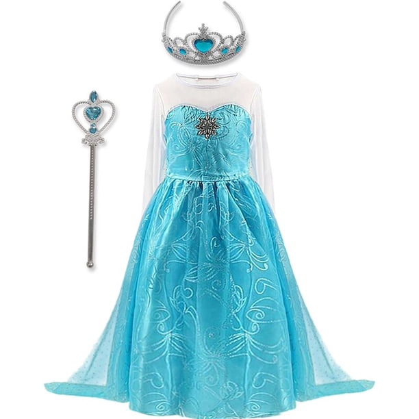 Disfraz de princesa de 3 a 10 años, vestidos de fiesta para niños y niñas, ropa de cumpleaños para juegos de rol, paño de Carnaval Fivean unisex