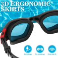 thumbnail image 4 of Polarized Swimming Goggles Swim Pool Goggles Anti Fog Anti UV No Leakage Clear Vision for Men Women Adults Teenagers, 4 of 5