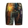 thumbnail image 5 of Joker Harley Quinn Men's Short Pajama Pants Lightweight Daily Lounge Shorts Bottoms Sleepwear Cozy Soft Home Pajama Pants Shorts, 5 of 9