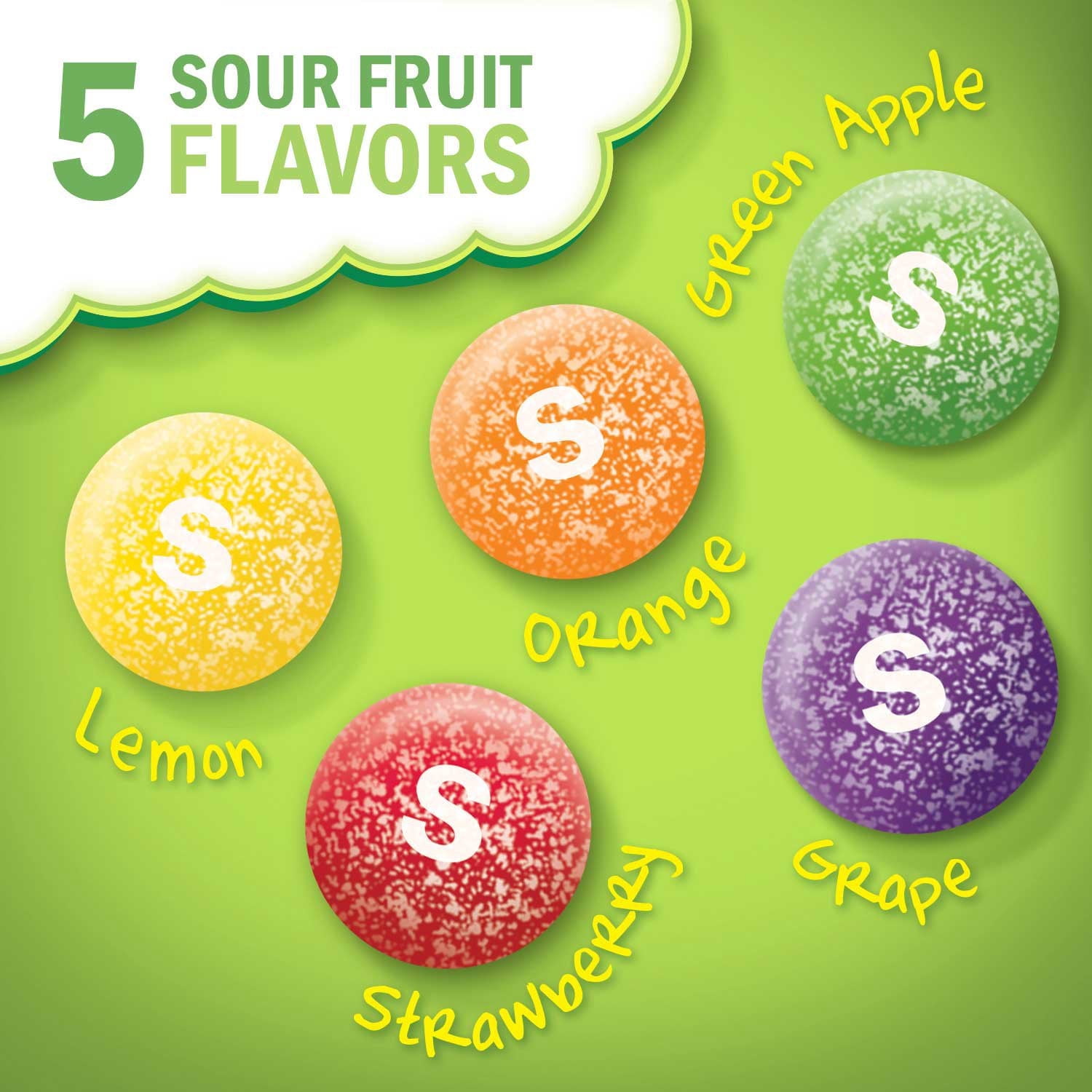 Skittles Sour Fruity Chewy Candy, Full Size, 1.8 oz., 24 pk. With White Bowl By OMA