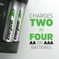 thumbnail image 3 of Energizer Rechargeable AA and AAA Battery Charger (Recharge Pro) with 4 AA NiMH Rechargeable Batteries, 3 of 13