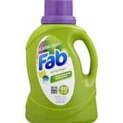 Fab Spring Magic Liquid Laundry Detergent, 40 oz - 2 Bottles