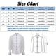 thumbnail image 5 of Camisas Vaqueras Para Hombre XXL Camisa de corte vintage gótica para hombre con cuello y dobladillo de encaje de manga larga con mangas (Black, L), 5 of 6