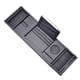 thumbnail image 2 of Bathtub Rack Non Slip Telescopic Tray Fits Most Bathroom Sizes Black 75x23cm, 2 of 5
