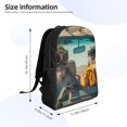 thumbnail image 4 of Honeii Desert Monkeys Drive Print Laptop Backpack for Work, College, Travel, Daily Backpacks for Men Women, Sport Rucksack,Computer Bag, 4 of 8