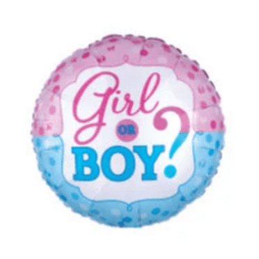 18" GIRL OR BOY Balloon • Party Supplies Decorations Foil Mylar Balloon