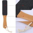 thumbnail image 4 of 2 Pieces Foot File Callus Remover Heel Grater Wooden Handle Foot Scrubber Pedicure File Foot Filer, 4 of 5