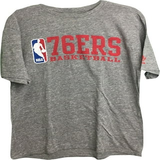 Men's Philadelphia 76ers Nike White Hardwood Classics Performance Logo T- Shirt
