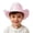 Pink, variant on HGIEYS Kids Cowboy Hat Sparkly Glitter Neon Cowgirl Hats Bulk Holographic Space Hat for Western Cowboy Party 3-9 Years