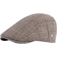 thumbnail image 7 of CoCopeaunts Newsboy Hat Autumn Winter Hat Men Women Plaid Ivy Cap Male Female Artist Painter Beret Hat Adjusted Cabbie Hat, 7 of 7