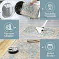 thumbnail image 6 of HOMERRY Runner Rug 2' x 6' Washable Floral Geometric Hallway Runner Carpet for Doorway Bedside, Blue, 6 of 6