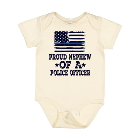 

Inktastic Police Officer Proud Nephew Gift Baby Boy Bodysuit