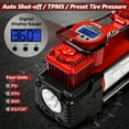 thumbnail image 2 of Twin Cylinder Air Compressor, 12V Portable Heavy Duty Tire Inflator With Digital Gauge, 2 of 4