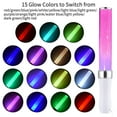 thumbnail image 2 of LED Glow Stick Party Stick 15-Color Concert Flashing Light Multicolor 15 Colors Changing 2 Lighting Modes Bright Flashing Light Stick for Festivals Birthday Concert Party Supplies Parking Guides, 2 of 8
