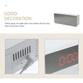thumbnail image 3 of Worgeous Red Digital Alarm Clock with Large Display for Home Use Made of ABS, 3 of 8
